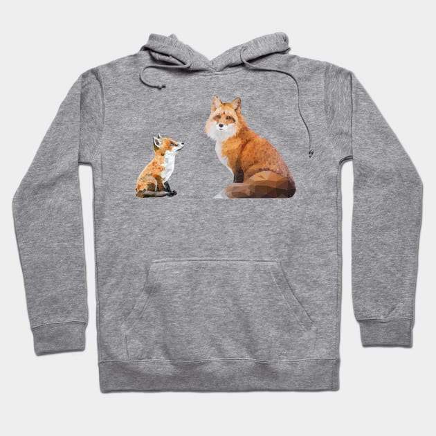 Fox Tenderness Hoodie by newmindflow